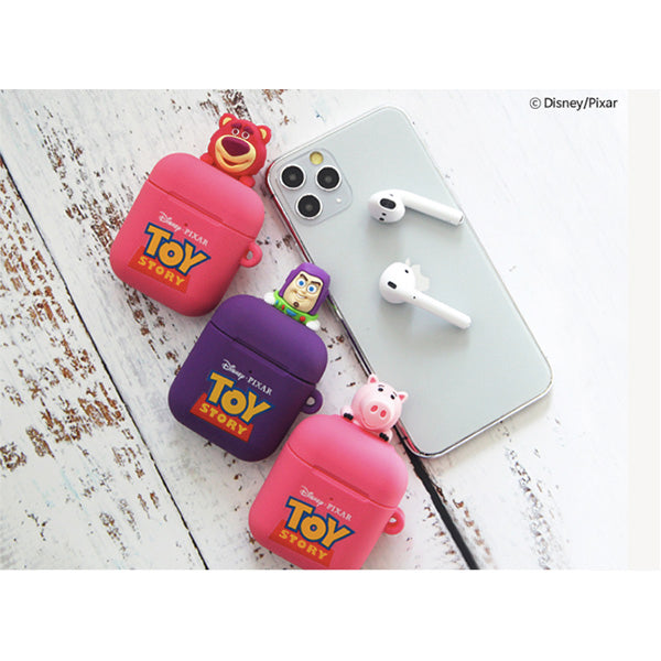 Disney Figure Soft AirPods Case (Woody/ Buzz/ Alien/ Hamm/ Forky/ Lotso)