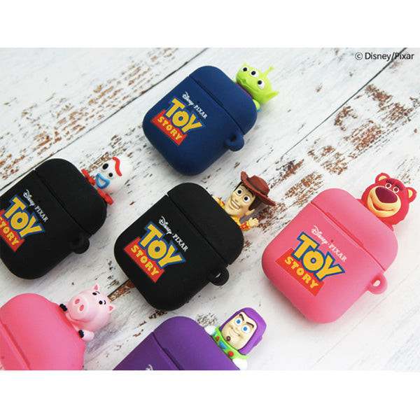 Disney Figure Soft AirPods Case (Woody/ Buzz/ Alien/ Hamm/ Forky/ Lotso)