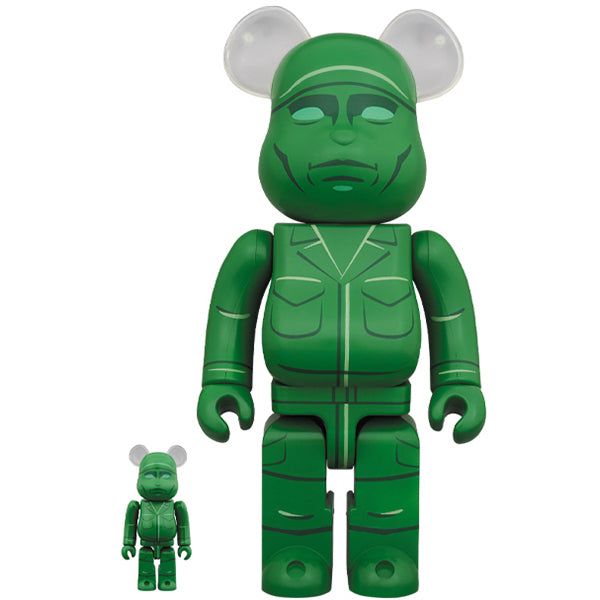 BE@RBRICK Green Army Men 100% & 400% Figure