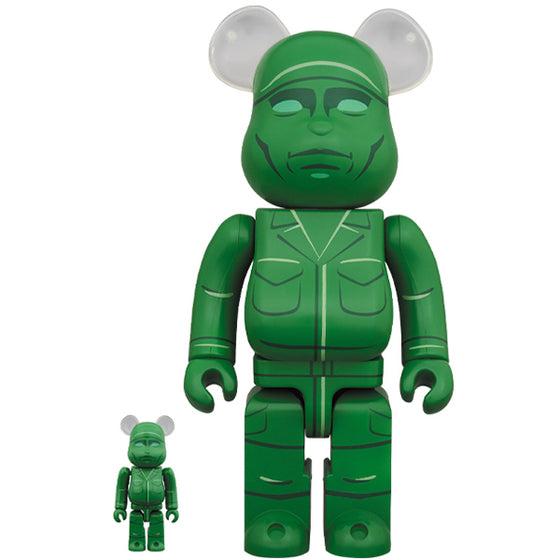 BE@RBRICK Green Army Men 100% & 400% Figure