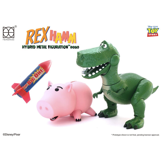 Herocross HMF#080 Disney Toy Story Rex Action Figure