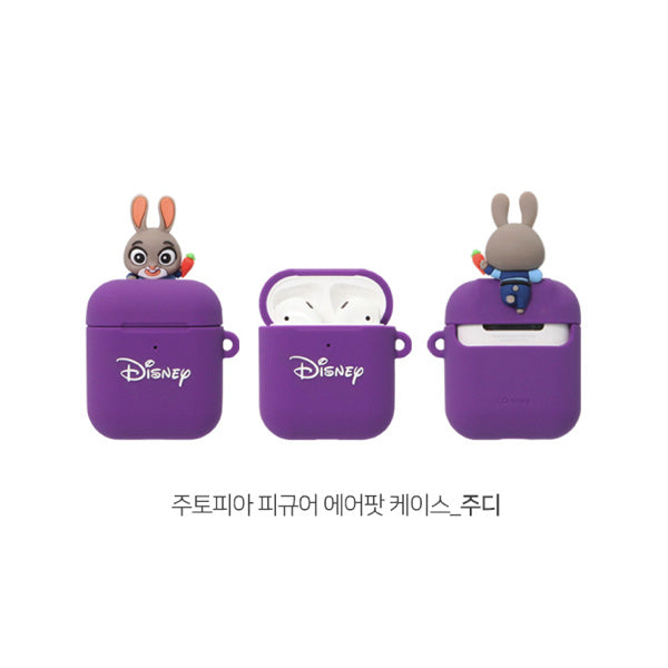 Disney Figure Soft AirPods Case (Judy/ Nick/ Olaf)