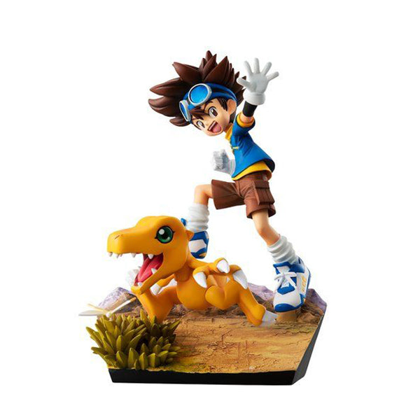 GEM Series Digimon Adventure 數碼暴龍 Taichi Yagami & Agumon 20th Anniversary Figure (2022 Nov Resale ver.)