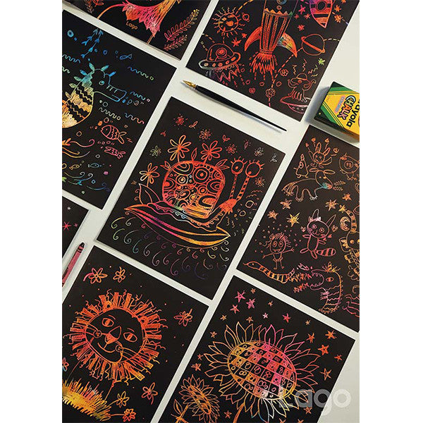 Scratch Coloring Kids - Blank Paper_Art, Fun :)_LAGO - Up-Next