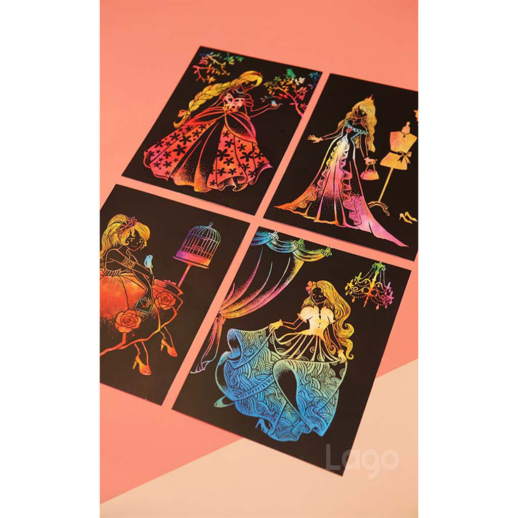 Scratch Coloring Kids - Pretty Princess_Art, Fun :)_LAGO - Up-Next