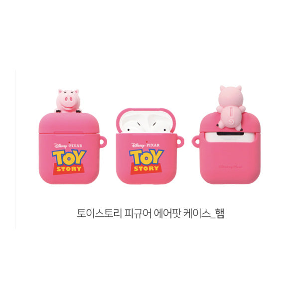 Disney Figure Soft AirPods Case (Woody/ Buzz/ Alien/ Hamm/ Forky/ Lotso)