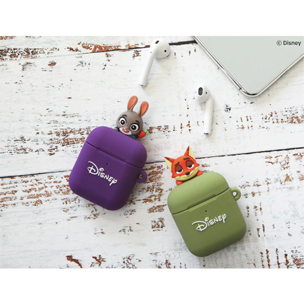 Disney Figure Soft AirPods Case (Judy/ Nick/ Olaf)