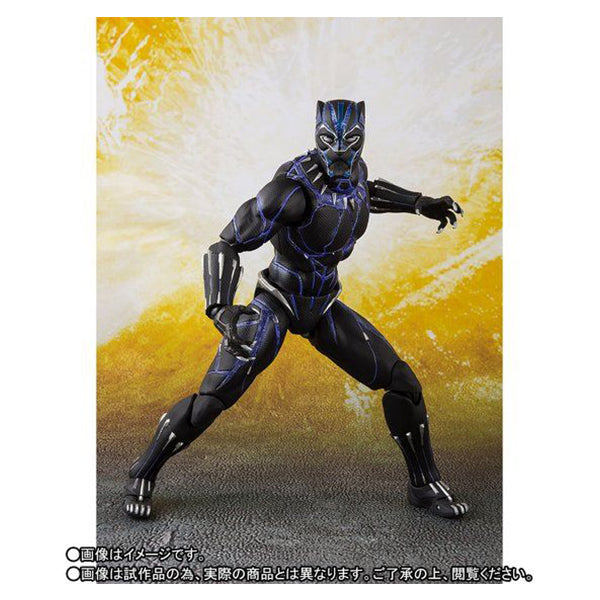 S.H.Figuarts Black Panther -King of Wakanda- Avengers Infinity War Bandai Figure