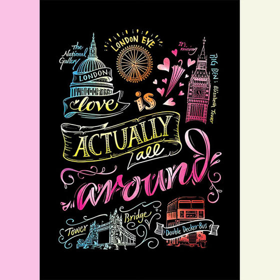 Scratch Postcard Calligraphy - London_Art, Fun :)_LAGO - Up-Next