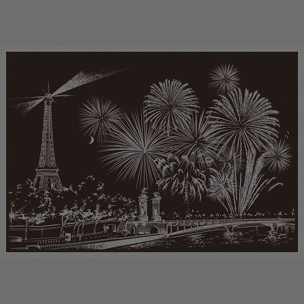 Scratch Postcard - Fireworks_Art, Fun :)_LAGO - Up-Next