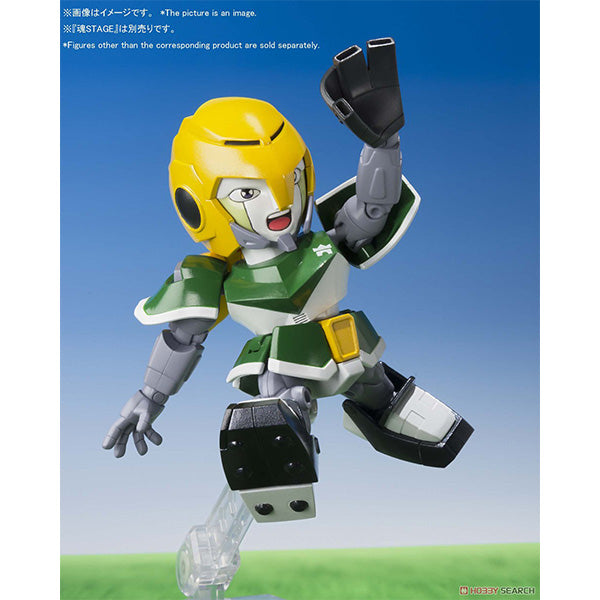 Chogokin Iron Leaguer Mach Windy & Gold Foot Mini Figure