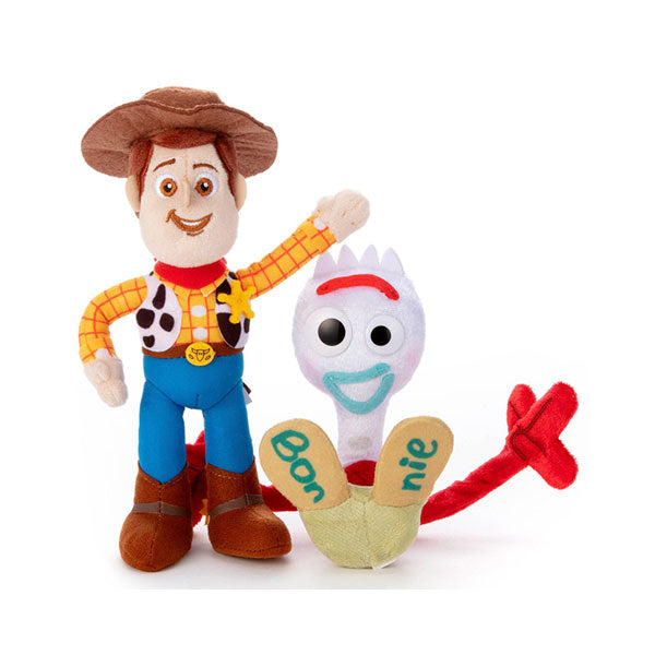 Woody Forky Toy Story 4 Disney Pixar Pose Poppet Plush Toy Doll Collectibles Bonnie Name