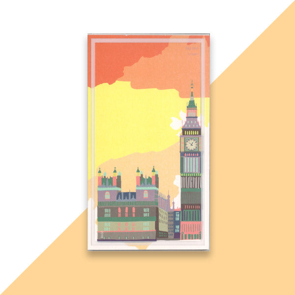 World Landmark Wood DIY 3D Puzzle & Postcard London Big Ben | Travel Gift