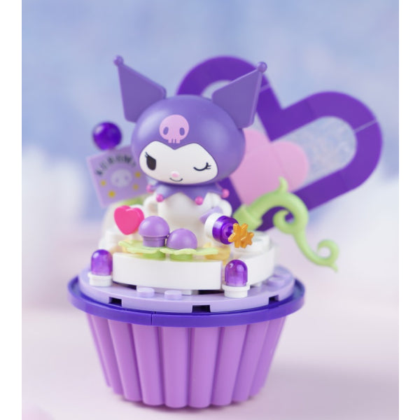 Qman Sanrio Cupcake Building Block (Hello Kitty / My Melody / Cinnamoroll / Pompompurin / Kuromi) 積木 肉桂狗 布甸狗 可羅米