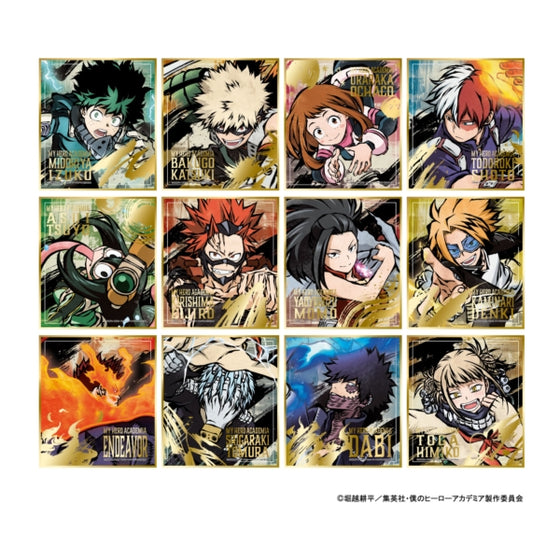 TV Anime "My Hero Academia" 我的英雄學院 Visual Shikishi Collection Brushstroke2 (set of 12)