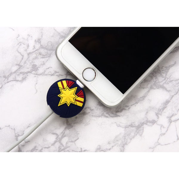 Marvel iPhone Android Smartphone Cable Protector Captain Marvel