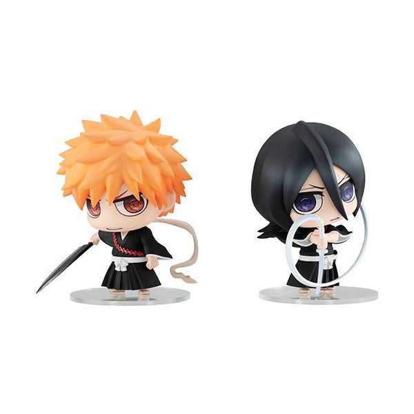 No. 005 Bleach Kurosaki Ichigo & Kuchiki Rukia Shinigami Set Figures