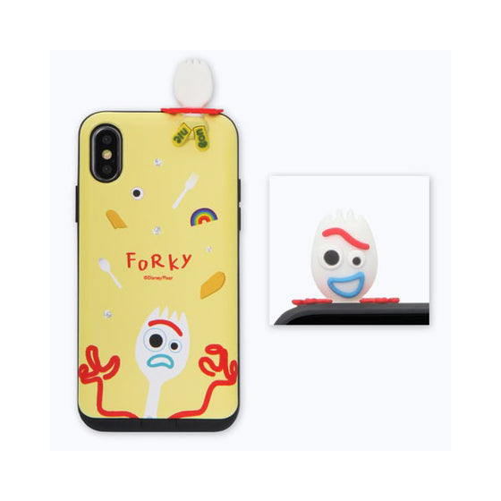 Forky ToyStory Disney mini Figure Card Slot Slidable Cover iphone Case