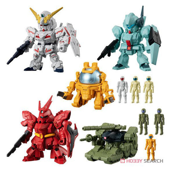 Mobile Suit Gundam Micro Wars 4 Mini Figure Set of 5