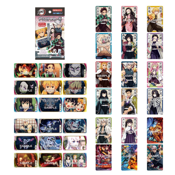 Demon Slayer 鬼滅之刃 Deco Sticker 5 With Gum [1 BOX 20 packs]