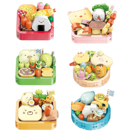 Qman - Sumikko Gurashi 角落小夥伴 Delicious Bento series (set of 6)