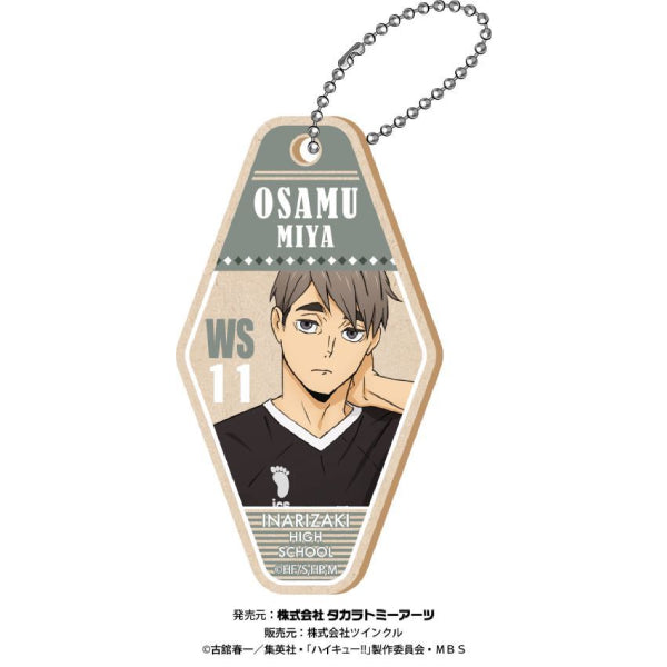 排球少年 Haikyu!! Wood Motel Key Chain Box (set of 9)