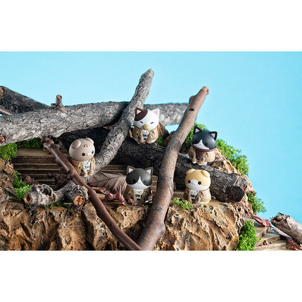 MEGA CAT PROJECT Attack on Titan 進擊的巨人 Attack on Tinyan Gathering Scout Regiment danyan! (set of 8)