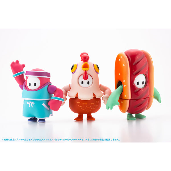FALL GUYS  糖豆人：終極淘汰賽 Action Figure pack 01: Movie Star/Chicken Costume