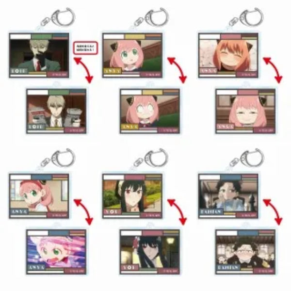 SPY×FAMILY Changing Key Holder (set of 6) 間諜家家酒 間諜過家家 安妮亞 アーニャ