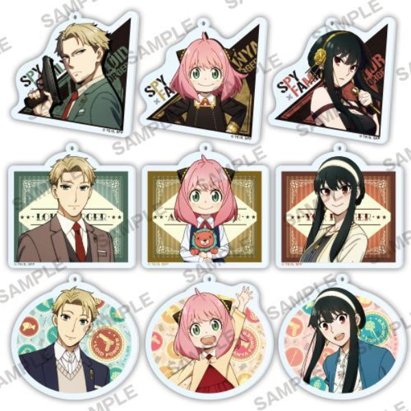 Spy x Family Acrylic Strap (Set of 9) 間諜家家酒