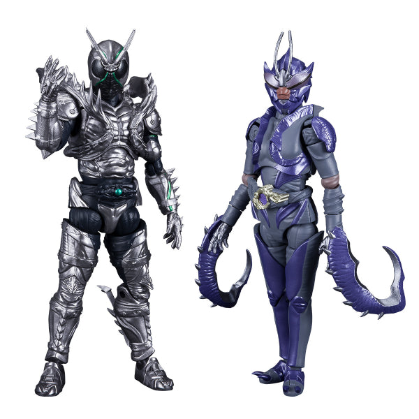 SHODO-XX KAMEN RIDER SHADOWMOON & MANTIS MUTANT SET W/O GUM 幪面超人 影月 掌動