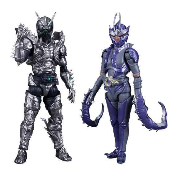 SHODO-XX KAMEN RIDER SHADOWMOON & MANTIS MUTANT SET W/O GUM 幪面超人 影月 掌動