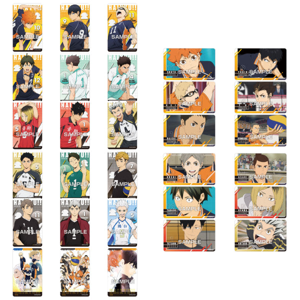 Haikyu !! Deco sticker 3 with gum [1 BOX 20 packs] 排球少年