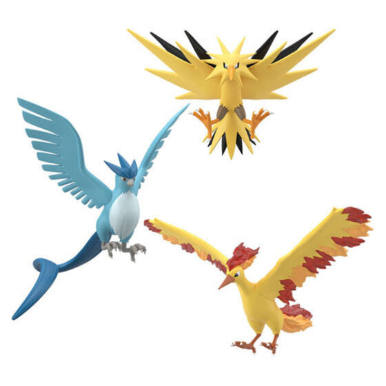 POKEMON SCALE WORLD KANTO REGION MOLTRES & ZAPDOS & ARTICUNO (2024 Oct resale ver.) 寵物小精靈 寶可夢