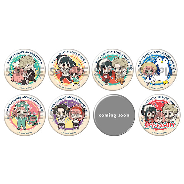 Metal Badge Collection SPY×FAMILY Buddycolle 間諜家家酒 (set of 8)