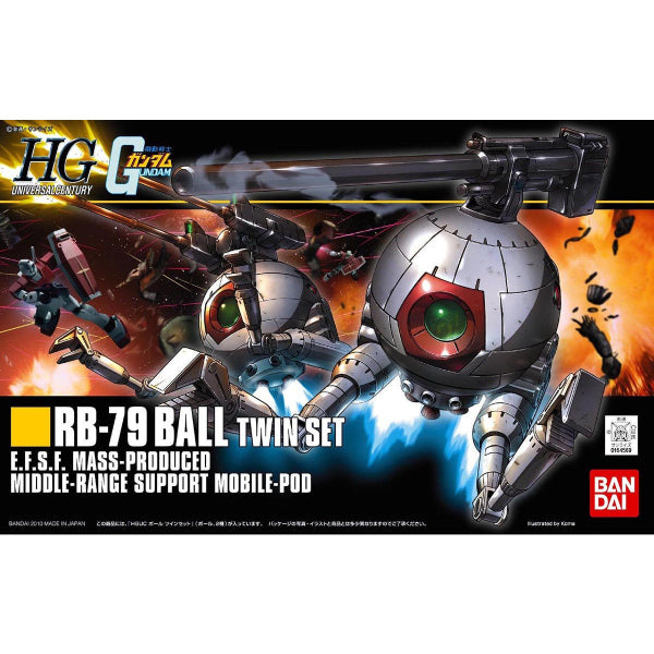 HGUC 1/144 RB-79 BALL TWIN SET 機動戰士 高達 鐵球