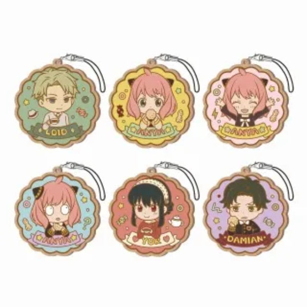 SPY×FAMILY Cookie Rubber Mascot (set of 6) 間諜家家酒 間諜過家家 安妮亞 アーニャ