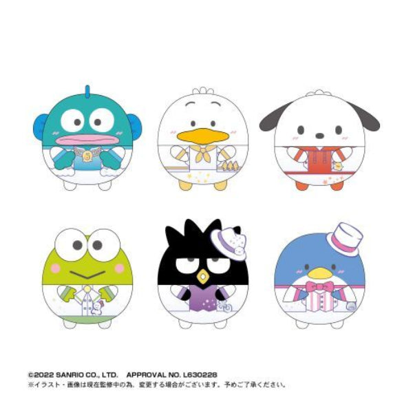 Sanrio Characters Hapidanbui Fuwacororin Vol.2 (set of 6) 三麗鷗