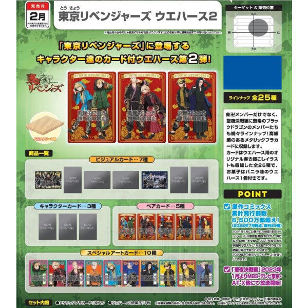 TOKYO REVENGERS WAFER 2 (box of 20 packs) 東京復仇者