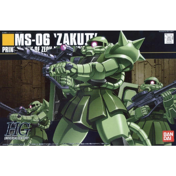HGUC 1/144 MS-06 ZAKU II 機動戰士 高達 渣古