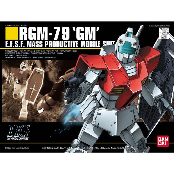 HGUC 1/144 RGM-79 GM 機動戰士 高達 吉姆