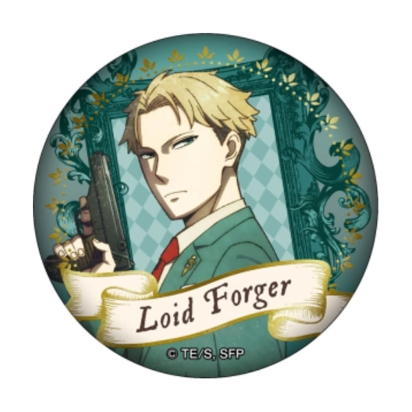 SPY×FAMILY Vintage Series Foil Stamping Can Badge (set of 6) 間諜家家酒 間諜過家家