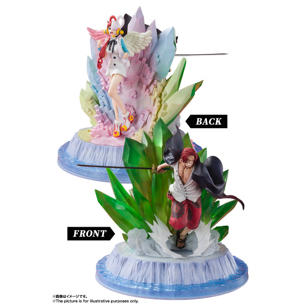 FiguartsZERO [EXTRA BATTLE] SHANKS and UTA -ONE PIECE FILM RED Ver.- 海賊王 紅髮撒古斯 美音