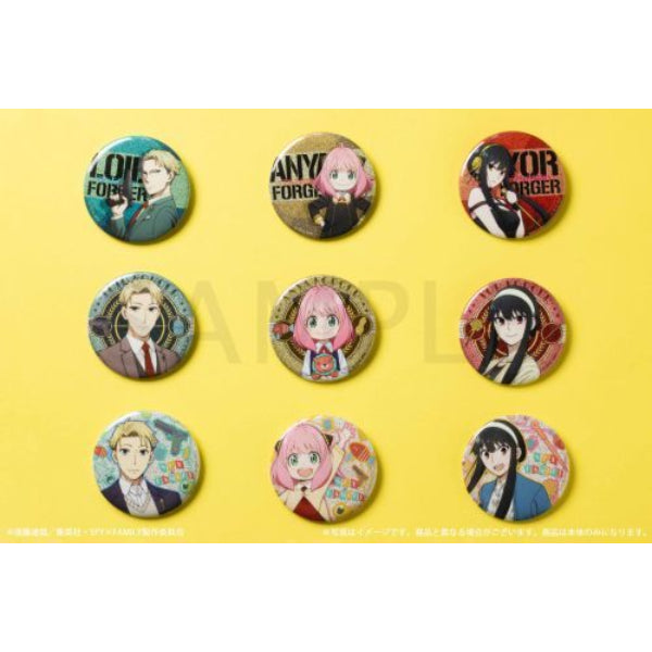 Spy x Family Kirakira Can Badge (Set of 9) 間諜家家酒