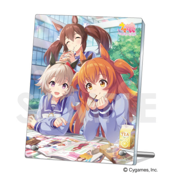 賽馬娘 Uma Musume Pretty Derby Acrylic Plate Vol.1 (Daiwa Scarlet / Mayano Top Gun / Agnes Tachyon / Eishin Flash / Nishino Flower / Nice Nature)