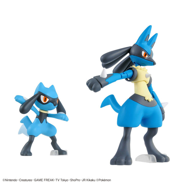 Pokemon Plastic Model Collection 44 Select Series Riolu & Lucario 寵物小精靈 寶可夢 利奧路 路卡利奧