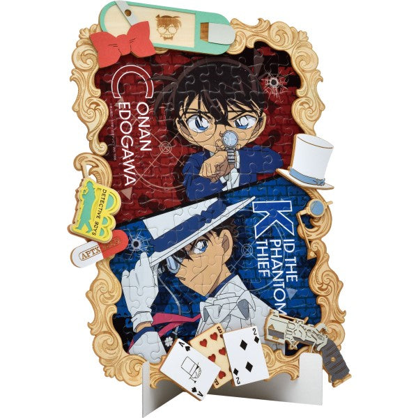 Detective Conan 名偵探柯南 - Art Decoration Jigsaw Puzzle 108 Pieces 108-DW03 [Conan & Kaito Kid]