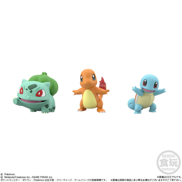 POKEMON 寵物小精靈 寶可夢 SCALE WORLD KANTO 3 REGION SET W/O GUM