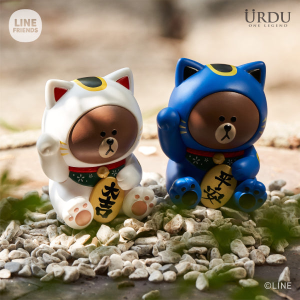 Urdu - Fukuheya Good Luck Brown 福部屋招財貓 Line Friends (set of 8)