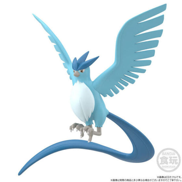 POKEMON 寵物小精靈 寶可夢 SCALE WORLD KANTO REGION MOLTRES & ZAPDOS & ARTICUNO W/O GUM